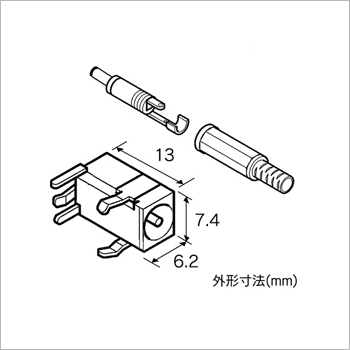 DCジャック＆プラグ（極性統一型6.3～10.5V以下用） [ AP-606 ]