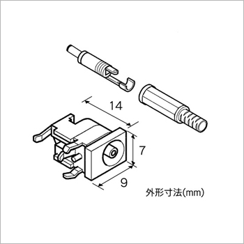 DCジャック＆プラグ（極性統一型10.5～13.5以下用） [ AP-607 ]