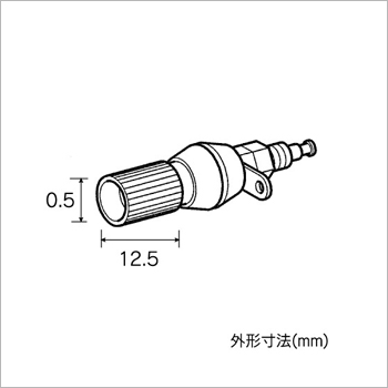 ネジ式ターミナル(赤・黒）