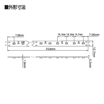 高輝度LEDユニット（青色・18連） [ LK-1BL18-ST ]