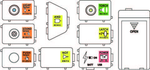 PIECE いろんなセンサーでライトをつけようセット