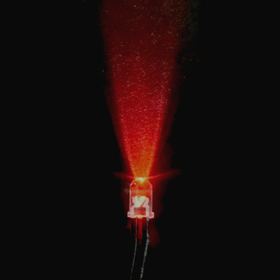 超高輝度コード付LED（赤色・5mm） [ LK-5RD-CRL50 ]