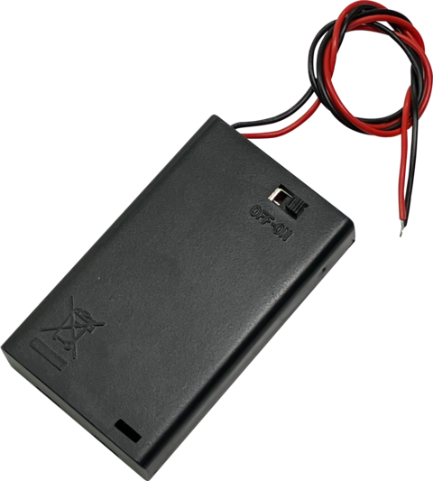 単4×3スイッチ付き電池ボックス
