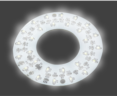 ドーナツ形基板のLEDライトキット