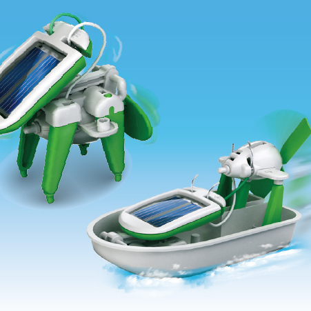 6in1 ソーラー工作キット [ JS-610R ]｜製品情報 | エレキット